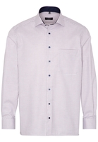 ETERNA LANGE MOUW OVERHEMD COMFORT FIT TWILL ROOD GERUIT