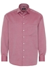 ETERNA LANGE MOUW OVERHEMD COMFORT FIT TWILL ROOD MET RELIËF