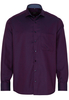 ETERNA LANGE MOUW OVERHEMD COMFORT FIT TWILL ROOD/BLAUW MET RELIËF