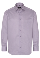 ETERNA LANGE MOUW OVERHEMD COMFORT FIT TWILL ROOD/BLAUW PRINT