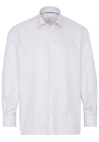 ETERNA LANGE MOUW OVERHEMD COMFORT FIT TWILL ROZE MET RELIËF