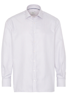 ETERNA LANGE MOUW OVERHEMD COMFORT FIT TWILL ROZE MET RELIËF