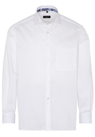ETERNA LANGE MOUW OVERHEMD COMFORT FIT TWILL WIT UNI