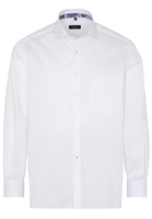 ETERNA LANGE MOUW OVERHEMD COMFORT FIT TWILL WIT UNI