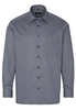 ETERNA LANGE MOUW OVERHEMD COMFORT FIT TWILL ZWART/GRIJS PRINT
