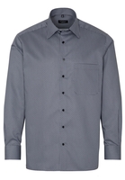 ETERNA LANGE MOUW OVERHEMD COMFORT FIT TWILL ZWART/GRIJS PRINT