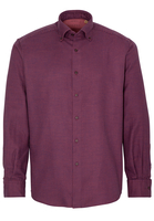 ETERNA LANGE MOUW OVERHEMD COMFORT FIT UPCYCLING SHIRT DUBBEL GEWEVEN