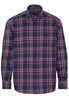 ETERNA LANGE MOUW OVERHEMD COMFORT FIT UPCYCLING SHIRT DUBBEL GEWEVEN