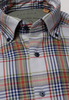 ETERNA LANGE MOUW OVERHEMD COMFORT FIT UPCYCLING SHIRT DUBBEL GEWEVEN