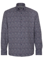 ETERNA LANGE MOUW OVERHEMD COMFORT FIT UPCYCLING SHIRT FLANELLE GRIJS