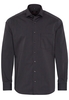 ETERNA LANGE MOUW OVERHEMD MODERN FIT ANTRACIET GESTREEPT