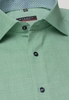 ETERNA LANGE MOUW OVERHEMD MODERN FIT GROEN/WIT MET RELIËF