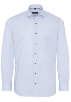 ETERNA LANGE MOUW OVERHEMD MODERN FIT LICHTBLAUW GESTREEPT