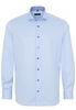 ETERNA LANGE MOUW OVERHEMD MODERN FIT COVER SHIRT TWILL LICHTBLAUW UNI