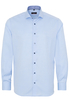 ETERNA LANGE MOUW OVERHEMD MODERN FIT COVER SHIRT TWILL LICHTBLAUW UNI