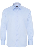 ETERNA LANGE MOUW OVERHEMD MODERN FIT COVER SHIRT TWILL LICHTBLAUW UNI