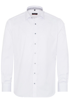 ETERNA LANGE MOUW OVERHEMD MODERN FIT COVER SHIRT TWILL WIT UNI