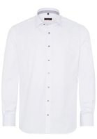 ETERNA LANGE MOUW OVERHEMD MODERN FIT COVER SHIRT TWILL WIT UNI