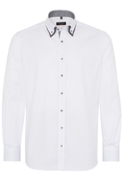 ETERNA LANGE MOUW OVERHEMD MODERN FIT COVER SHIRT TWILL WIT UNI