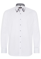 ETERNA LANGE MOUW OVERHEMD MODERN FIT COVER SHIRT TWILL WIT UNI