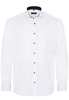 ETERNA LANGE MOUW OVERHEMD MODERN FIT COVER SHIRT TWILL WIT UNI