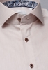 ETERNA LANGE MOUW OVERHEMD MODERN FIT GENTLE SHIRT TWILL BEIGE UNI