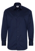 ETERNA LANGE MOUW OVERHEMD MODERN FIT GENTLE SHIRT TWILL BLAUW UNI