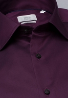 ETERNA LANGE MOUW OVERHEMD MODERN FIT GENTLE SHIRT TWILL BORDEAUX UNI