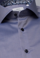ETERNA LANGE MOUW OVERHEMD MODERN FIT GENTLE SHIRT TWILL GRIJS UNI