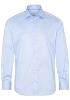 ETERNA LANGE MOUW OVERHEMD MODERN FIT GENTLE SHIRT TWILL LICHTBLAUW