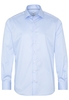 ETERNA LANGE MOUW OVERHEMD MODERN FIT GENTLE SHIRT TWILL LICHTBLAUW