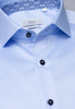 ETERNA LANGE MOUW OVERHEMD MODERN FIT GENTLE SHIRT TWILL LICHTBLAUW
