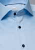 ETERNA LANGE MOUW OVERHEMD MODERN FIT GENTLE SHIRT TWILL LICHTBLAUW