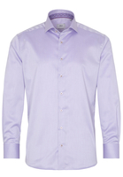 ETERNA LANGE MOUW OVERHEMD MODERN FIT GENTLE SHIRT TWILL LILA UNI