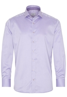 ETERNA LANGE MOUW OVERHEMD MODERN FIT GENTLE SHIRT TWILL LILA UNI