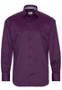 ETERNA LANGE MOUW OVERHEMD MODERN FIT GENTLE SHIRT TWILL PURPER UNI