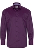 ETERNA LANGE MOUW OVERHEMD MODERN FIT GENTLE SHIRT TWILL PURPER UNI