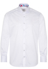 ETERNA LANGE MOUW OVERHEMD MODERN FIT GENTLE SHIRT TWILL WIT UNI