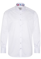ETERNA LANGE MOUW OVERHEMD MODERN FIT GENTLE SHIRT TWILL WIT UNI