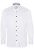 ETERNA LANGE MOUW OVERHEMD MODERN FIT GENTLE SHIRT TWILL WIT UNI