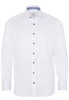 ETERNA LANGE MOUW OVERHEMD MODERN FIT GENTLE SHIRT TWILL WIT UNI
