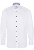 ETERNA LANGE MOUW OVERHEMD MODERN FIT GENTLE SHIRT TWILL WIT UNI