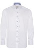 ETERNA LANGE MOUW OVERHEMD MODERN FIT GENTLE SHIRT TWILL WIT UNI
