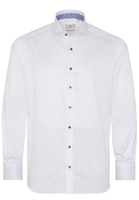 ETERNA LANGE MOUW OVERHEMD MODERN FIT GENTLE SHIRT TWILL WIT UNI
