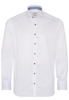 ETERNA LANGE MOUW OVERHEMD MODERN FIT GENTLE SHIRT TWILL WIT UNI