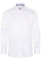 ETERNA LANGE MOUW OVERHEMD MODERN FIT GENTLE SHIRT TWILL WIT UNI