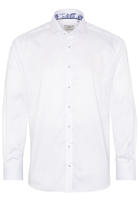 ETERNA LANGE MOUW OVERHEMD MODERN FIT GENTLE SHIRT TWILL WIT UNI