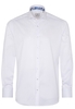 ETERNA LANGE MOUW OVERHEMD MODERN FIT GENTLE SHIRT TWILL WIT UNI
