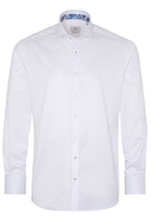 ETERNA LANGE MOUW OVERHEMD MODERN FIT GENTLE SHIRT TWILL WIT UNI