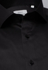 ETERNA LANGE MOUW OVERHEMD MODERN FIT GENTLE SHIRT TWILL ZWART UNI